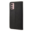 For Motorola Moto G42 Skin Feel Splicing Leather Phone Case(Black)