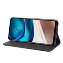 For Motorola Moto G42 Skin Feel Splicing Leather Phone Case(Black)