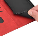 For Motorola Moto G42 Skin Feel Splicing Leather Phone Case(Red)