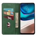 For Motorola Moto G42 Skin Feel Splicing Leather Phone Case(Green)