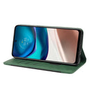 For Motorola Moto G42 Skin Feel Splicing Leather Phone Case(Green)