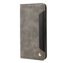 For Motorola Moto G42 Skin Feel Splicing Leather Phone Case(Grey)