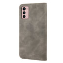 For Motorola Moto G42 Skin Feel Splicing Leather Phone Case(Grey)