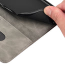 For Motorola Moto G42 Skin Feel Splicing Leather Phone Case(Grey)