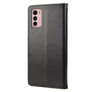 For Motorola Moto G42 Butterfly Flower Pattern Flip Leather Phone Case(Black)