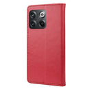 For OnePlus 10T Butterfly Flower Pattern Flip Leather Phone Case(Red)