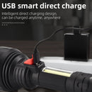 USB Rechargeable 9 LED Portable Flashlight