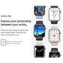 HAMTOD GT17 Max 1.85 inch Smart Watch, Support Voice Calling / Heart Rate / Blood Oxygen / NFC(Silver)