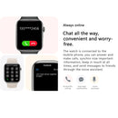 HAMTOD GT17 Max 1.85 inch Smart Watch, Support Voice Calling / Heart Rate / Blood Oxygen / NFC(Silver)