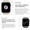 HAMTOD GT17 Max 1.85 inch Smart Watch, Support Voice Calling / Heart Rate / Blood Oxygen / NFC(Black)