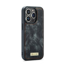 For iPhone 14 Pro CaseMe 008 Detachable Multifunctional Leather Phone Case(Black)