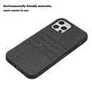 For iPhone 13 Pro Wheat Straw Material Degradable TPU Phone Case(Black)