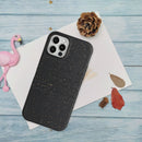 For iPhone 13 Pro Wheat Straw Material Degradable TPU Phone Case(Black)
