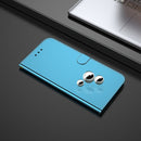 For Motorola Moto G32 Imitated Mirror Surface Flip Leather Phone Case(Blue)