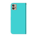 For Motorola Moto G32 Imitated Mirror Surface Flip Leather Phone Case(Mint Green)