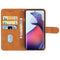 For Motorola Moto G72 Leather Phone Case(Brown)