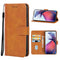 For Motorola Moto G72 Leather Phone Case(Brown)