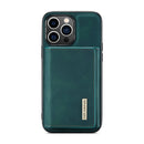 For iPhone 14 Pro DG.MING M1 Series 3-Fold Multi Card Wallet Leather Case(Green)