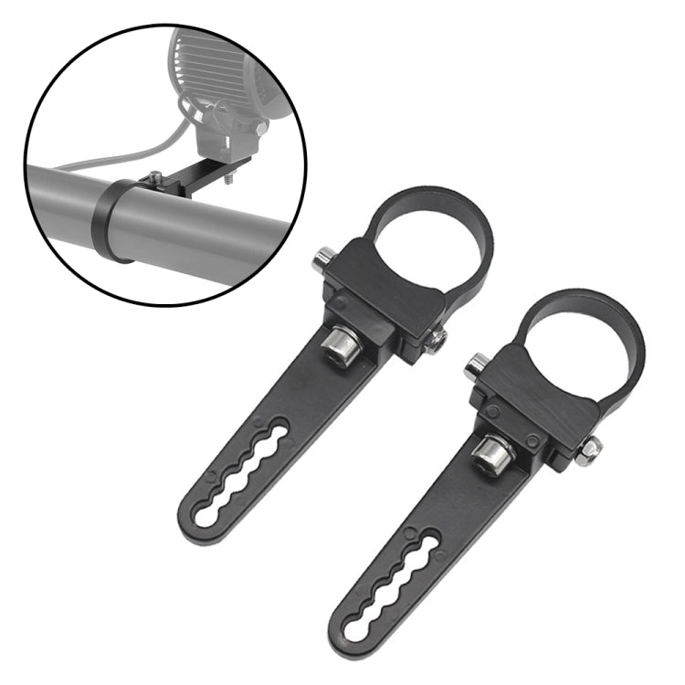 1.5 inches 1 Pair UTV Car Motocross Bumper Spotlight Tube Clip Light Bar Bracket