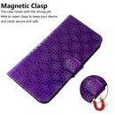 For Motorola Moto G32 Colorful Magnetic Buckle Leather Phone Case(Purple)