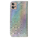 For Motorola Moto G32 Colorful Magnetic Buckle Leather Phone Case(Silver)