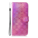 For Motorola Moto G32 Colorful Magnetic Buckle Leather Phone Case(Pink)