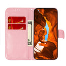 For Motorola Moto G32 Colorful Magnetic Buckle Leather Phone Case(Pink)