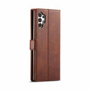 For Samsung Galaxy A13 4G/5G/A04/A04s LC.IMEEKE Calf Texture Leather Phone Case(Brown)