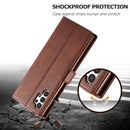 For Samsung Galaxy A13 4G/5G/A04/A04s LC.IMEEKE Calf Texture Leather Phone Case(Brown)