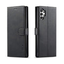 For Samsung Galaxy A13 4G/5G/A04/A04s LC.IMEEKE Calf Texture Leather Phone Case(Black)
