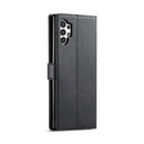 For Samsung Galaxy A13 4G/5G/A04/A04s LC.IMEEKE Calf Texture Leather Phone Case(Black)