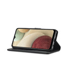 For Samsung Galaxy A13 4G/5G/A04/A04s LC.IMEEKE Calf Texture Leather Phone Case(Black)
