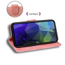 For Motorola Moto G32 Skin Feel Pure Color Flip Leather Phone Case(Pink)