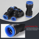 PU-12 LAIZE 10pcs PU Plastic Straight Pneumatic Quick Fitting Connector