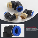 PL14-02 LAIZE Male Thread Elbow Pneumatic Quick Fitting Connector