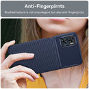For Motorola Moto E22 Thunderbolt Shockproof TPU Phone Case(Blue)