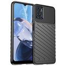 For Motorola Moto E22 Thunderbolt Shockproof TPU Phone Case(Black)