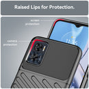 For Motorola Moto E22 Thunderbolt Shockproof TPU Phone Case(Black)