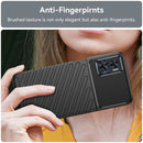 For Motorola Moto E22 Thunderbolt Shockproof TPU Phone Case(Black)