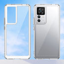 For Xiaomi Redmi K50 Ultra/Xiaomi 12T/Xiaomi 12T Pro Colorful Series Acrylic + TPU Phone Case(Transparent)