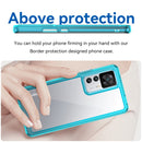 For Xiaomi Redmi K50 Ultra/Xiaomi 12T/Xiaomi 12T Pro Colorful Series Acrylic + TPU Phone Case(Transparent Blue)