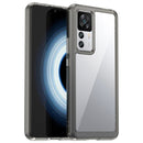 For Xiaomi Redmi K50 Ultra/Xiaomi 12T/Xiaomi 12T Pro Colorful Series Acrylic + TPU Phone Case(Transparent Grey)