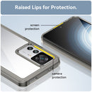For Xiaomi Redmi K50 Ultra/Xiaomi 12T/Xiaomi 12T Pro Colorful Series Acrylic + TPU Phone Case(Transparent Grey)