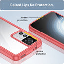 For Xiaomi Redmi K50 Ultra/Xiaomi 12T/Xiaomi 12T Pro Colorful Series Acrylic + TPU Phone Case(Red)