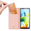 For Xiaomi Redmi A1 DUX DUCIS Skin Pro Series Flip Leather Phone Case(Rose Gold)