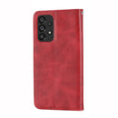 For Motorola Moto G42 Cubic Grid Calf Texture Magnetic Closure Leather Phone Case(Red)