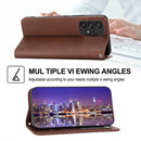 For Motorola Moto G42 Cubic Grid Calf Texture Magnetic Closure Leather Phone Case(Brown)