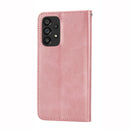 For Motorola Moto G42 Cubic Grid Calf Texture Magnetic Closure Leather Phone Case(Rose Gold)