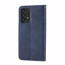 For Motorola Moto G42 Cubic Grid Calf Texture Magnetic Closure Leather Phone Case(Blue)