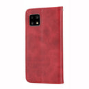 For Motorola Moto G32 Cubic Grid Calf Texture Magnetic Closure Leather Phone Case(Red)